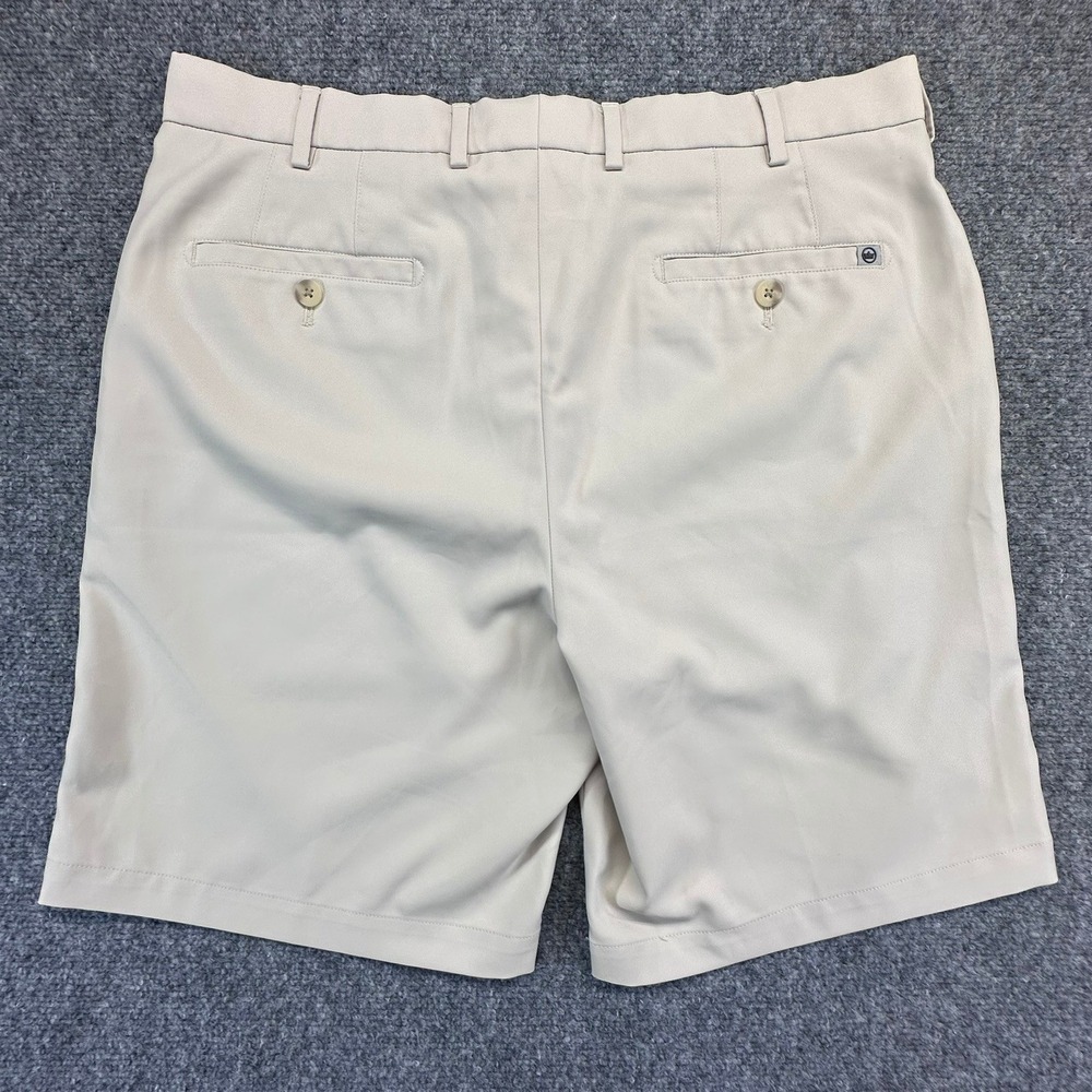 Peter Millar Men's Performance Shorts Khaki Size 35 Golf Casual Summer Wear - Picture 10 of 10